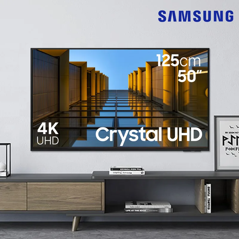 삼성 Crystal UHD 50인치 TV 벽걸이