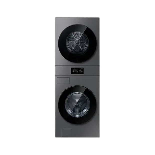 삼성 NEW 비스포크 AI 원바디 세탁기(24kg)+건조기(22kg) 1등급 다크스틸 WH80H2422GBHS