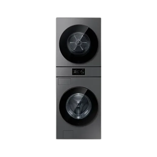 삼성 NEW 비스포크 AI 원바디 세탁기(24kg)+건조기(20kg) 1등급 다크스틸 WH80H2420BBHS